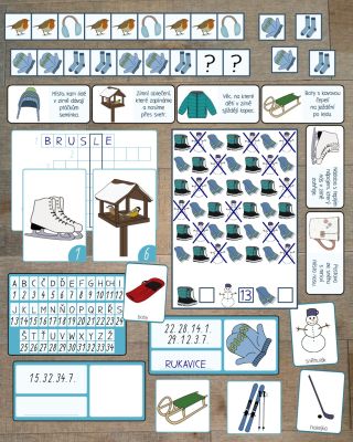 ❄️ Zima plná hravého učení ❄️ Tematicky laděné aktivity pro děti, které promění zimní dny v čas objevování, přemýšlení a...