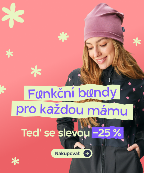 České funkční oblečení pro ženy unuo: pohodlné softshellové bundy a kalhoty pro maminky, které chtějí stačit tempu dětí. Akce ke Dni matek 2026 – sleva 25 % na dámskou kolekci s kódem MAMA25.