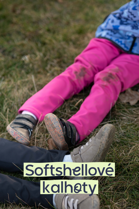 Dětské softshellové kalhoty