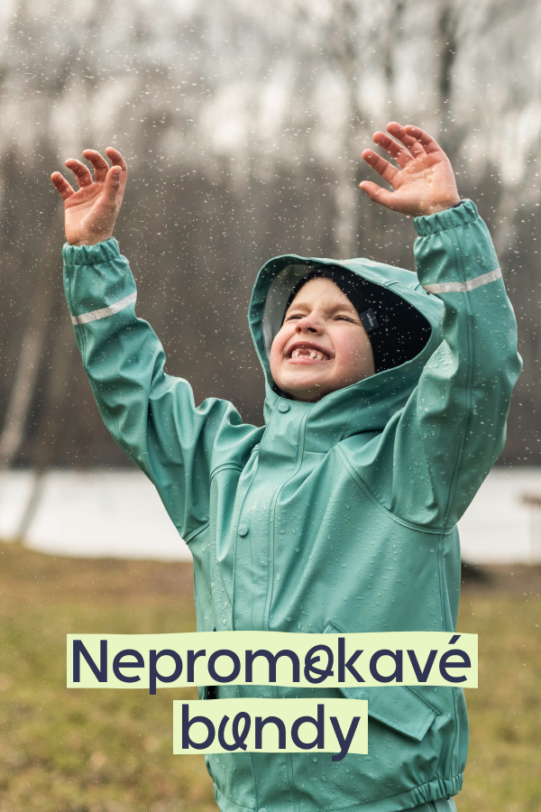 Dětské nepromokavé bundy