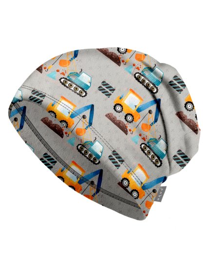 II. jakost, Dětská čepice fleecová Basic, Bagry