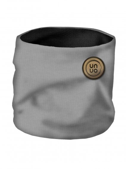 Dámský nákrčník z teplákoviny Basic, Šedá