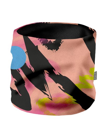 II. jakost, Dětský nákrčník z fleecu Basic, Meruňková, Fantazie