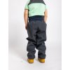 Batolecí softshellové kalhoty s fleecem Basic, Žíhaná Antracitová