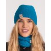 Dámská čepice pletená Warm, Tyrkysová