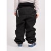 Batolecí softshellové kalhoty s beránkem Light, Černá Žíhaná