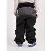 Batolecí softshellové kalhoty s beránkem Light, Černá Žíhaná, Šedá Žíhaná