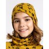 Dětská merino čepice Basic, Hořčicová, Lesní stopy