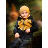 Unuo, Dětský nákrčník z teplákoviny Basic, Hořčicová (Velikost Dětská)