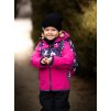 Dětská softshellová bunda s fleecem Basic, Fuchsiová, Jednorožci