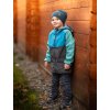 Dětská softshellová bunda s fleecem Basic, Multicolor Tyrkysová