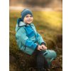 Dětská softshellová bunda s fleecem Street, Tyrkysová, Sv. Smaragdová