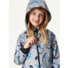 Dětská softshellová bunda s fleecem Basic, Šedá, Velryby