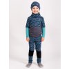 Dětský merino nákrčník Basic, Kobaltová, Hory kluk