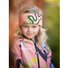 Dětská čelenka fleecová Elise, Meruňková, Fantazie