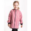 II. jakost, Dětská softshellová bunda bez zateplení pružná Basic, Starorůžová