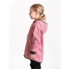 II. jakost, Dětská softshellová bunda bez zateplení pružná Basic, Starorůžová