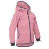 II. jakost, Dětská softshellová bunda bez zateplení pružná Basic, Starorůžová