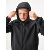 Dětská softshellová bunda s fleecem pružná Basic, Černá