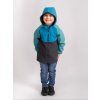 II. jakost, Dětská softshellová bunda s fleecem Basic, Multicolor Tyrkysová