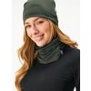 Dámská čepice z teplákoviny Basic, Tm. Khaki