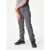 II. jakost, Dětské softshellové kalhoty s fleecem Simple, Tm. Šedá