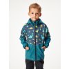 Dětská softshellová bunda s fleecem Slim, Kobaltová, Dinosauři