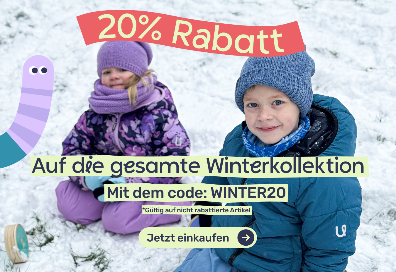 ☃️ - 20 % na zimní kolekci - desktop