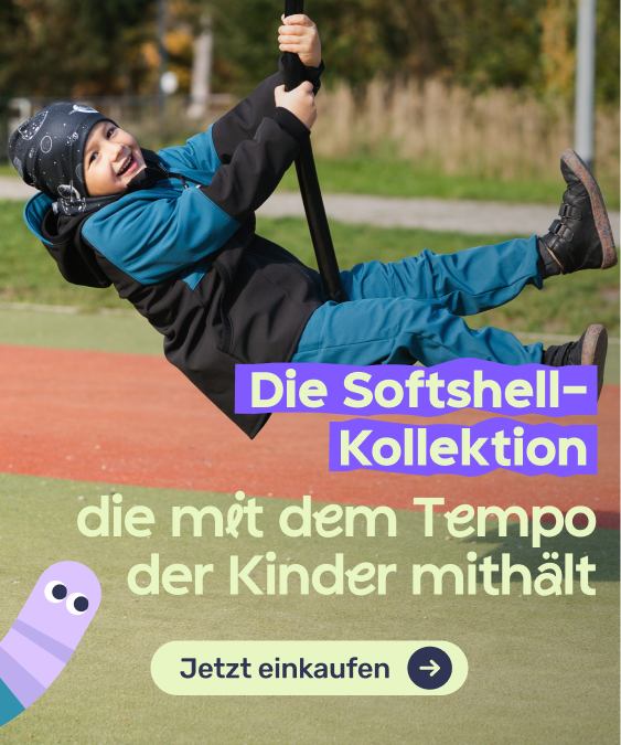 Frühlings-Softshelljacken für Kinder von Unuo mit fröhlichen Prints, hergestellt in Tschechien. Strapazierfähige Jacken und Hosen mit raffinierten Schnitten, ideal für die Übergangszeit, die dank hoher Qualität mehrere Saisons überdauern. Nachhaltige tsch