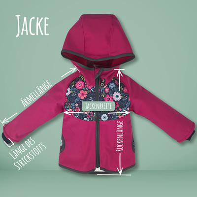 Jacken abmessungen