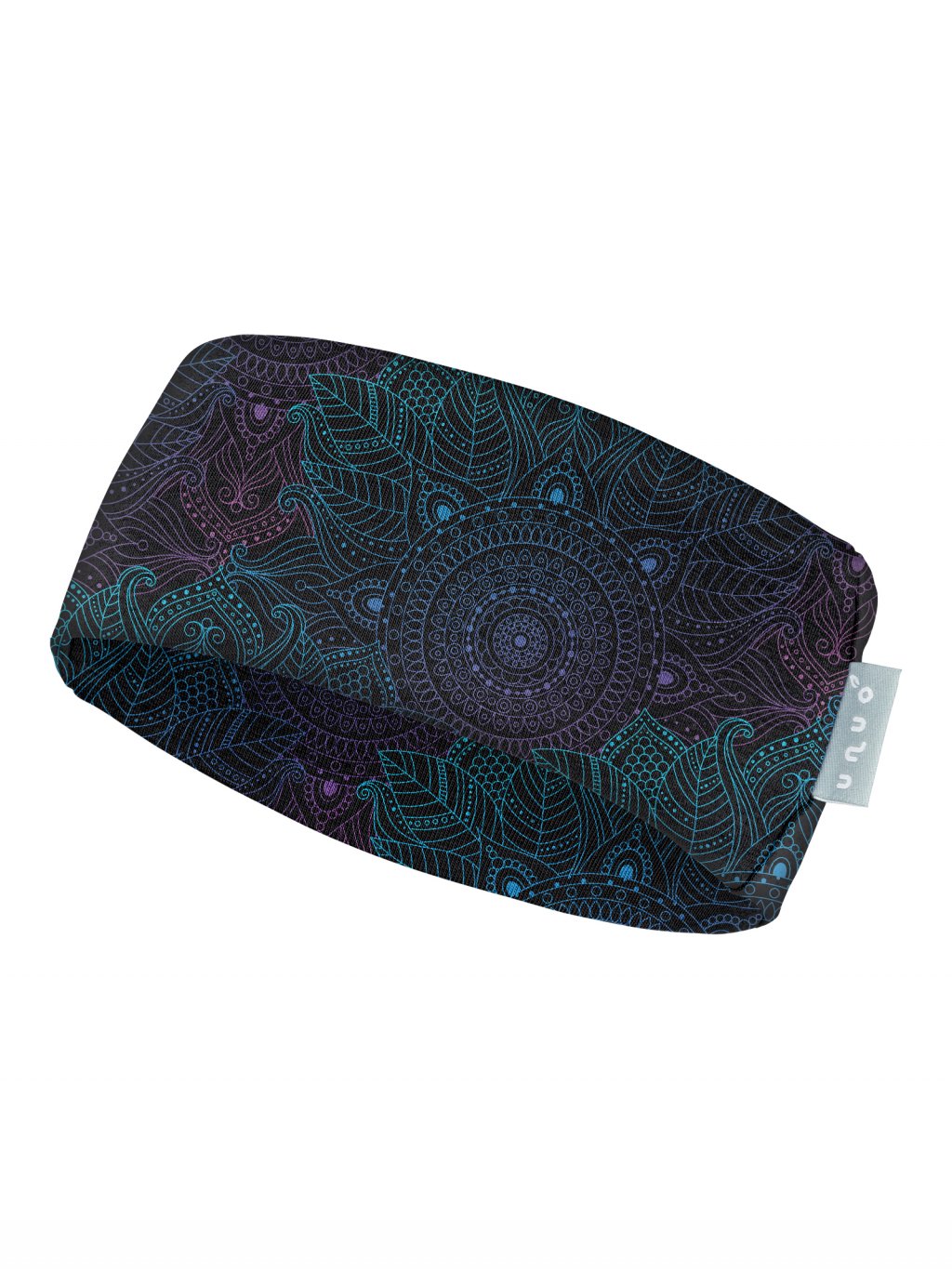 Dámská čelenka fleecová Elise, Temná mandala