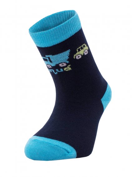 Unuo, Dětské bambusové ponožky Classic, Autíčka (Velikost ponožky, punčocháče, legíny EU 19/22)