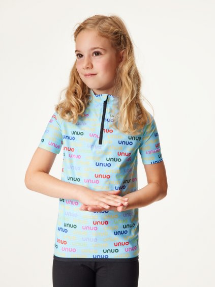 Funktions-Radtrikot für Kinder, L. Blue