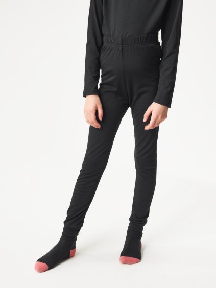 Dětské merino legíny, Černá