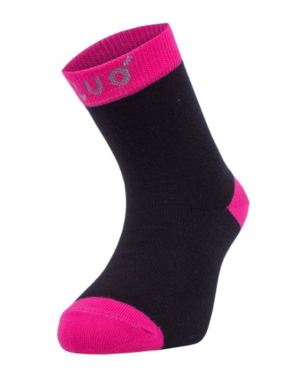 Bambussocken für Kinder Classic, 2 Paar, Fuchsia