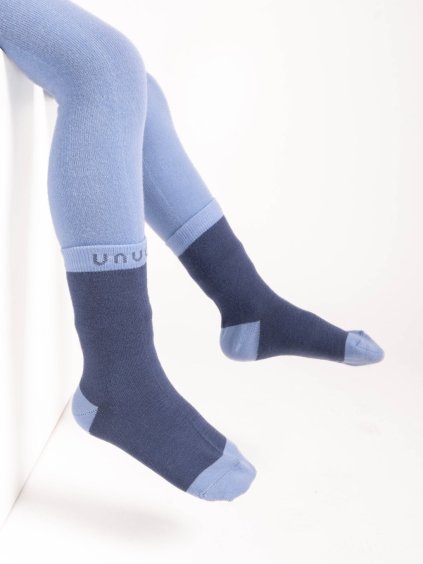 Bambussocken für Kinder Classic, 2 Paar, Blau