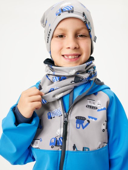 Dětský nákrčník z fleecu Basic, Bagr