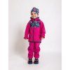 Batolecí softshellové kalhoty s fleecem Basic, Fuchsiová