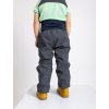 Batolecí softshellové kalhoty s fleecem Basic, Tm. Šedá