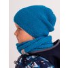 Dětská čepice pletená Warm, Tyrkysová