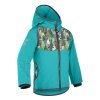 Unuo, Dětská softshellová bunda s fleecem Basic, Sv. Smaragdová, Kouzelné stromy (Velikost 146/152)