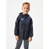 Dětská softshellová bunda s fleecem Basic, Černá, Planety