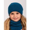 Dětská čepice pletená Warm, Kobaltová