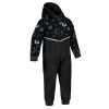 Batolecí softshellová kombinéza s fleecem Mini, Černá, Planety
