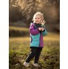 Dětská softshellová bunda s fleecem Basic, Multicolor Ostružinová