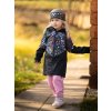 Dětská softshellová parka s fleecem, Černá, Zahrada