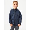 Dětská softshellová bunda bez zateplení pružná Basic, Tm. Modročerná