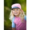 Dětská kšiltovka s plachetkou a UV ochranou 50+, Růžová