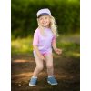 Dětská kšiltovka s plachetkou a UV ochranou 50+, Lila