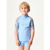 Dětské triko s UV ochranou 50+, Sv. Modrá, Velryby